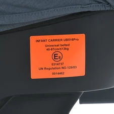 Автокресло El Camino i-Keep ME 1186 Melange Rock Gray темно-серое фото 55