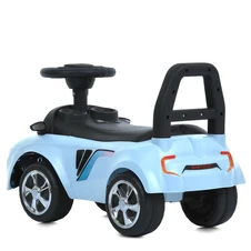 Детская каталка - толокар M 6155-12 голубая, BMW, светятся фары фото 55