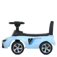 Детская каталка - толокар M 6155-12 голубая, BMW, светятся фары фото 77
