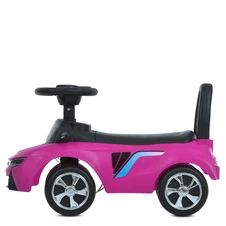 Детская каталка - толокар M 6155-8 для девочки, розовая, BMW фото 66