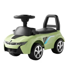 Детская каталка - толокар M 6155-5 зеленая, BMW, светятся фары фото 33