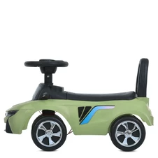 Детская каталка - толокар M 6155-5 зеленая, BMW, светятся фары фото 77
