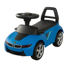 Детская каталка - толокар M 6155-4 синяя, BMW, светятся фары фото 11