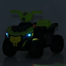 Детский квадроцикл - толокар M 6237 EBLR-4 с пультом, мягкое сиденье, синий фото 99