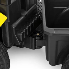 Детский трактор M 6219 EBLR-6 электромобиль с прицепом, желтый фото 57