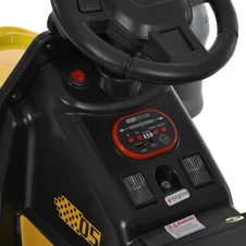 Детский трактор M 6219 EBLR-6 электромобиль с прицепом, желтый фото 18