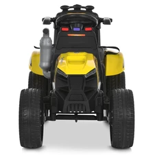 Детский трактор M 6219 EBLR-6 электромобиль с прицепом, желтый фото 77