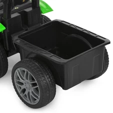 Детский трактор M 6219 EBLR-5 электромобиль с прицепом, зеленый фото 25