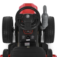 Детский электромобиль трактор M 6219 EBLR-4 синий, прицеп, пульт управления фото 16