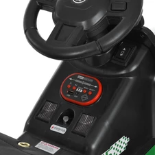 Детский электромобиль трактор M 6219 EBLR-1 белый, прицеп, пульт управления фото 32