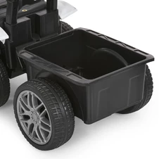 Детский электромобиль трактор M 6219 EBLR-1 белый, прицеп, пульт управления фото 57