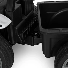 Детский электромобиль трактор M 6219 EBLR-1 белый, прицеп, пульт управления фото 14