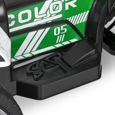 Детский электромобиль трактор M 6219 EBLR-1 белый, прицеп, пульт управления фото 18