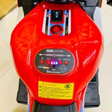 Детский мотоцикл M 6220 ELR-3-5 Honda, мягкое сиденье, красно-зеленый фото 77