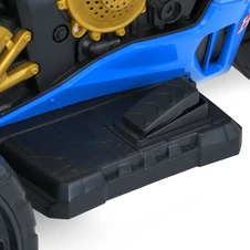 Детский мотоцикл на аккумуляторе M 6220 ELR-4 синий, два двигателя фото 29