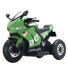 Мотоцикл для детей M 6265 EL-5, два мотора, EVA колеса, зеленый фото 55