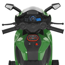 Мотоцикл для детей M 6265 EL-5, два мотора, EVA колеса, зеленый фото 77