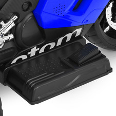 Детский мотоцикл на аккумуляторе M 6265 EL-4, два мотора, EVA колеса, синий фото 77