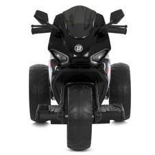 Детский мотоцикл M 6265 EL-2, два мотора, мягкое сиденье, черный фото 11