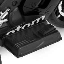 Детский мотоцикл M 6265 EL-2, два мотора, мягкое сиденье, черный фото 88