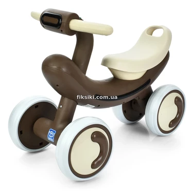 Детская каталка - толокар Bambi M 6239 E-17, мягкие EVA колеса, коричневая