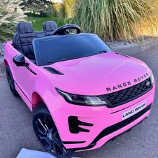 Детский джип M 4418 EBLR-8-2 Range Rover, мягкое сиденье, темно-розовый фото 11
