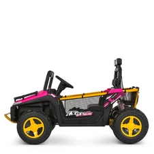 Двухместный детский багги M 6282 EBLR-8 (24V) розовый, пульт управления фото 16