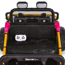 Двухместный детский багги M 6282 EBLR-8 (24V) розовый, пульт управления фото 57