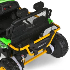 Двухместный детский багги M 6282 EBLR-5 (24V) зеленый, пульт управления фото 57