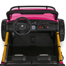 Двухместный детский багги M 6282 EBLR-3 (24V) красный, пульт управления фото 13