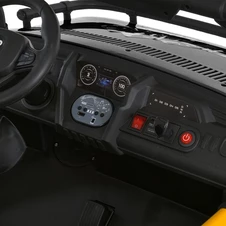 Двухместный детский электромобиль M 6282 EBLR-2 (24V) багги, мягкое сиденье, черный фото 32