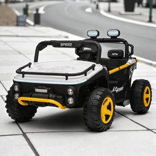 Двухместный детский электромобиль M 6282 EBLR-1 (24V) багги, мягкое сиденье, белый