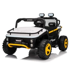 Двухместный детский электромобиль M 6282 EBLR-1 (24V) багги, мягкое сиденье, белый фото 77