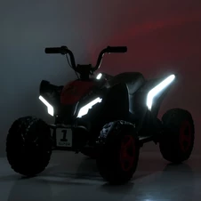 Детский электрический квадроцикл M 6283 EL-5, кожаное сиденье, зеленый фото 14