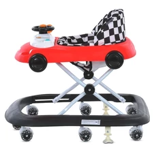 Детские ходунки El Camino ME 1216 Red-Black Car Way, музыка, красно-черные фото 11