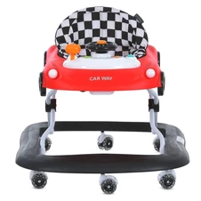 Детские ходунки El Camino ME 1216 Red-Black Car Way, музыка, красно-черные купить