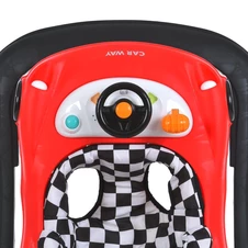 Детские ходунки El Camino ME 1216 Red-Black Car Way, музыка, красно-черные фото 33