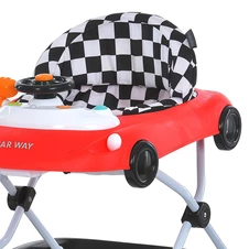 Детские ходунки El Camino ME 1216 Red-Black Car Way, музыка, красно-черные фото 55