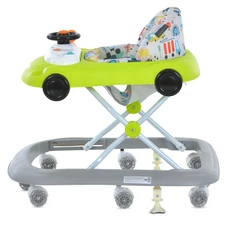 Детские ходунки El Camino ME 1216 Green-Gray Car Way, музыка, зелено-серые фото 11