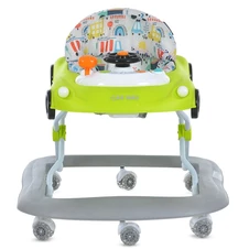 Детские ходунки El Camino ME 1216 Green-Gray Car Way, музыка, зелено-серые купить