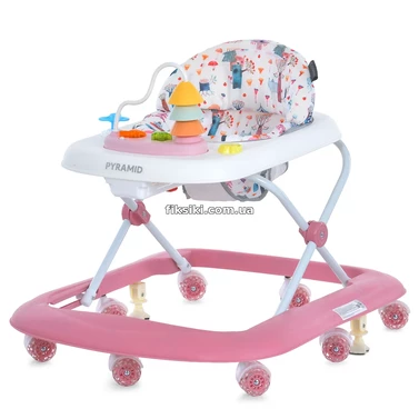 Детские ходунки El Camino Pyramid ME 1217 Pink розовые, музыка, свет