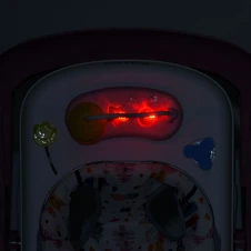 Детские ходунки El Camino Pyramid ME 1217 Pink розовые, музыка, свет фото 44