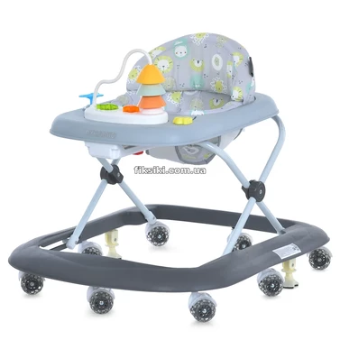 Детские ходунки El Camino Pyramid ME 1217 Gray серые, музыка, свет