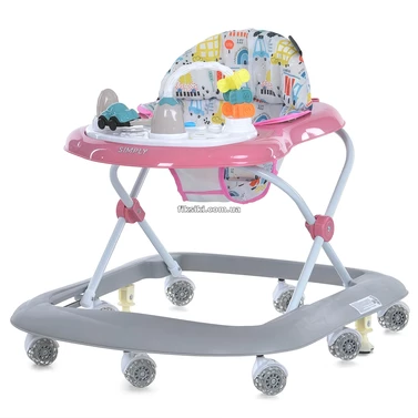 Детские ходунки ME 1215 Pink розовые El Camino Simply, музыка