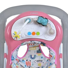 Детские ходунки ME 1215 Pink розовые El Camino Simply, музыка фото 33