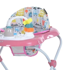 Детские ходунки ME 1215 Pink розовые El Camino Simply, музыка фото 66