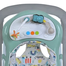 Детские ходунки ME 1215 Green зеленые El Camino Simply, музыка фото 33