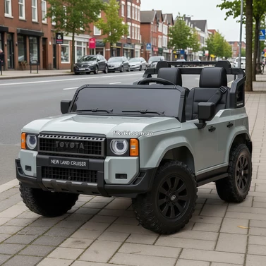 Двухместный детский электромобиль M 6280 EBLR-11 Toyota серый, USB, MP3, Bluetooth