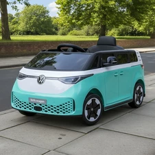 Детская машина на аккумуляторе M 6281 EBLR-15 Volkswagen, мягкое сиденье, бирюзовая купить