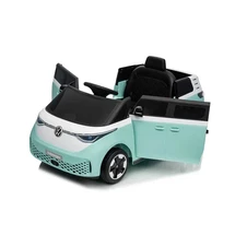 Детская машина на аккумуляторе M 6281 EBLR-15 Volkswagen, мягкое сиденье, бирюзовая фото 66